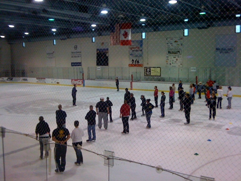 Mediacom Ice Park. and to Mediacom Ice Park